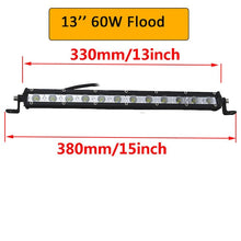 Load image into Gallery viewer, Auxtings Slim LED Light Bar Single Row 7&quot; 13&quot; 20&quot; 25&quot; 32&quot; 38&#39;&#39; inch 90W 120W 150W 180W For SUV 4X4 Off Road LED Work Light Lamp