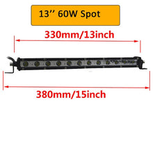 Load image into Gallery viewer, Auxtings Slim LED Light Bar Single Row 7&quot; 13&quot; 20&quot; 25&quot; 32&quot; 38&#39;&#39; inch 90W 120W 150W 180W For SUV 4X4 Off Road LED Work Light Lamp