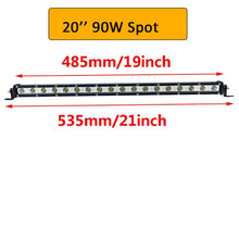 Load image into Gallery viewer, Auxtings Slim LED Light Bar Single Row 7&quot; 13&quot; 20&quot; 25&quot; 32&quot; 38&#39;&#39; inch 90W 120W 150W 180W For SUV 4X4 Off Road LED Work Light Lamp