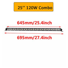 Load image into Gallery viewer, Auxtings Slim LED Light Bar Single Row 7&quot; 13&quot; 20&quot; 25&quot; 32&quot; 38&#39;&#39; inch 90W 120W 150W 180W For SUV 4X4 Off Road LED Work Light Lamp