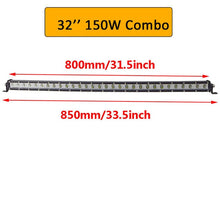 Load image into Gallery viewer, Auxtings Slim LED Light Bar Single Row 7&quot; 13&quot; 20&quot; 25&quot; 32&quot; 38&#39;&#39; inch 90W 120W 150W 180W For SUV 4X4 Off Road LED Work Light Lamp