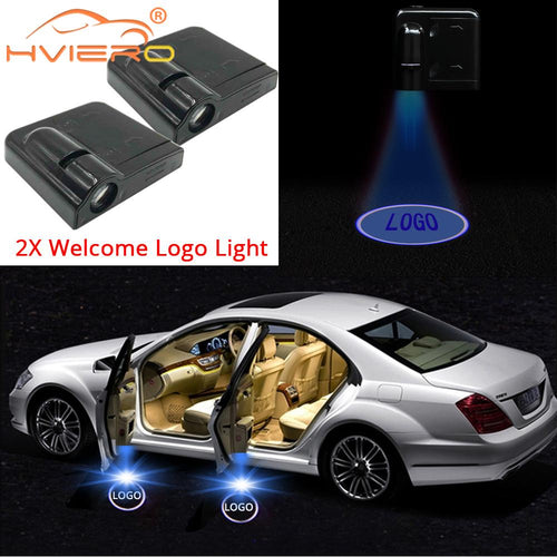 2Pcs Auto Universal Wireless Door Led Welcome Light Projection Lamp Light for Car Door Light Laser Buld DC 5V for Bmw Door Light