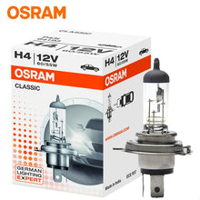 Load image into Gallery viewer, OSRAM H1 H3 H4 H7 H11 HB3 HB4 Car Headlight Halogen lamp auto light 12V 55W 3200K for bmw honda peugeot ford focus passat (1PC)