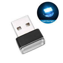 Load image into Gallery viewer, Mini USB Light LED Modeling Car Ambient Light Neon Interior Light Car Jewelry (7 kinds of light colors)