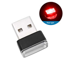Load image into Gallery viewer, Mini USB Light LED Modeling Car Ambient Light Neon Interior Light Car Jewelry (7 kinds of light colors)