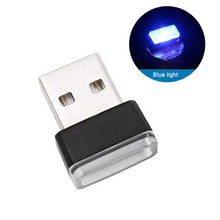 Load image into Gallery viewer, Mini USB Light LED Modeling Car Ambient Light Neon Interior Light Car Jewelry (7 kinds of light colors)