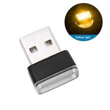Load image into Gallery viewer, Mini USB Light LED Modeling Car Ambient Light Neon Interior Light Car Jewelry (7 kinds of light colors)
